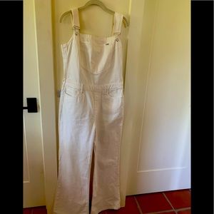 Wrangler white overalls
